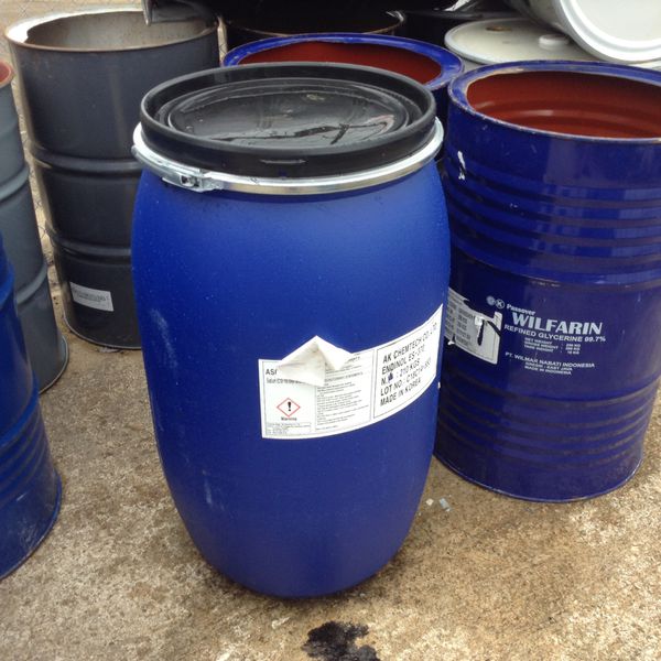 55 GALLON ROUND OPEN TOP UNCLEAN BARREL – Texas Totes and Barrels